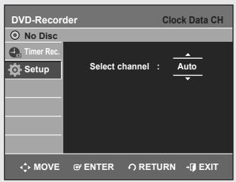 SAMSUNG DVD-VR355 - Auto Clock Set - 3