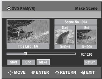 SAMSUNG DVD-VR355 - Creating a Playlist - 4