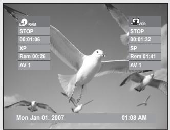 SAMSUNG DVD-VR355 - Check Remaining Time - 1