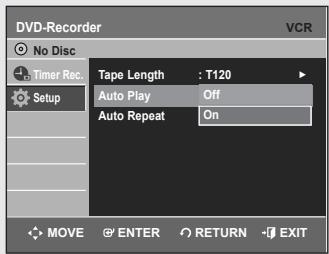 SAMSUNG DVD-VR355 - Tape Length - 1