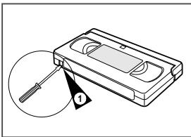 SAMSUNG SV-DVD55 - VCR Opgenomen band beeiglen gegen wissen - 1