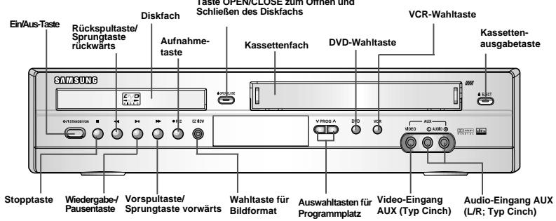 SAMSUNG SV-DVD55 - Vorderansicht des DVD-VCR - 1