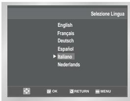 SAMSUNG SV-DVD55 - Montaggio il menu di Lingua - 4