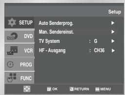 SAMSUNG SV-DVD55 - Gespeicherte Senderlöschen - 3
