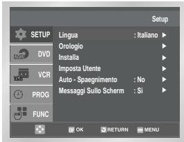 SAMSUNG SV-DVD55 - Montaggio il menu di Lingua - 3