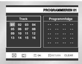 SAMSUNG SV-DVD55 - Wiedergabefolge programmieren - 2