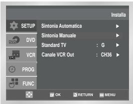SAMSUNG SV-DVD55 - VCR Cancellazione di un'emittente sintonizzata - 3