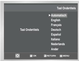 SAMSUNG SV-DVD55 - Taalkeuze voor ondertiteling - 6