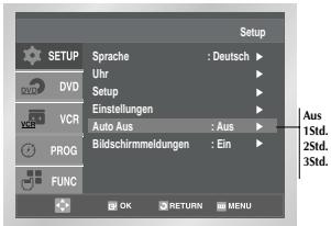 SAMSUNG SV-DVD55 - Automatisch ausschalten - 3