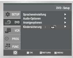 SAMSUNG SV-DVD55 - DVD Kindersicherung einstellen - 2