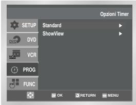 SAMSUNG SV-DVD55 - VCR Uso della funzione di programmazione TIMER - 2