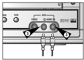 SAMSUNG SV-DVD55 - VCR Audio/Video-Cinch-Kabel anschließen - 2