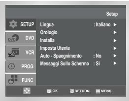 SAMSUNG SV-DVD55 - Selezione del tipo di videocassetta - 2