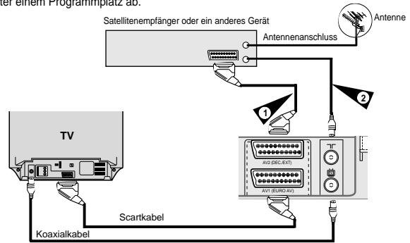 SAMSUNG SV-DVD55 - Über ein HF-Koaxialkabel - 1