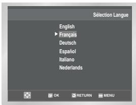 SAMSUNG SV-DVD55 - Choix de langue du menu - 4