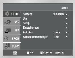 SAMSUNG SV-DVD55 - Videokassetttyp wahlen - 1