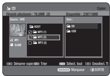 SAMSUNG DVD-HR775 - Copie de dossiers - 1