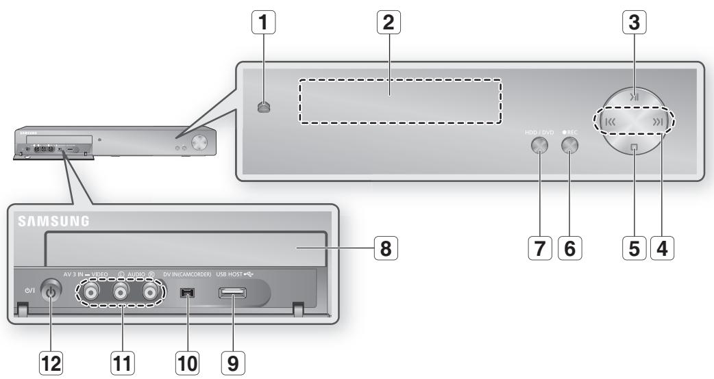 SAMSUNG DVD-HR775 - Façade - 1
