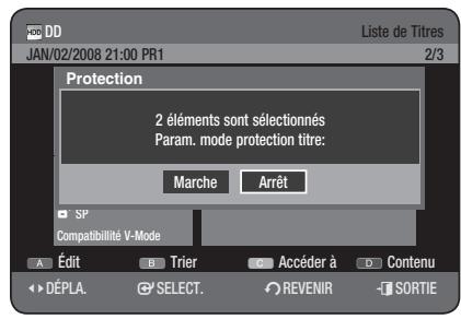 SAMSUNG DVD-HR775 - Utilisation du bouton TITLE LIST - 2
