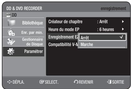 SAMSUNG DVD-HR775 - Enregistrement EZ - 5
