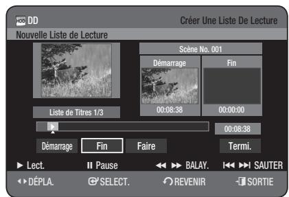 SAMSUNG DVD-HR775 - Utilisation du bouton TITLE LIST - 2