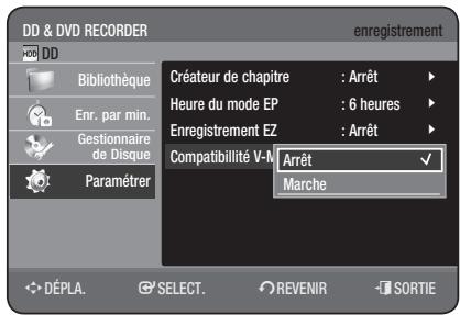 SAMSUNG DVD-HR775 - Compatibilité V-mode - 1