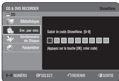 SAMSUNG DVD-HR775 - UTILISATION DE LA FONCTION SHOWVIEW - 8