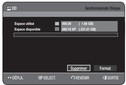 SAMSUNG DVD-HR775 - Suppression de tous les titres/des fichiers de DivX/des fichiers de musique/des fichiers de photos - 2
