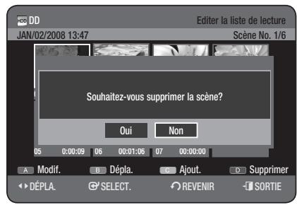 SAMSUNG DVD-HR775 - Suppression d'une scène - 1