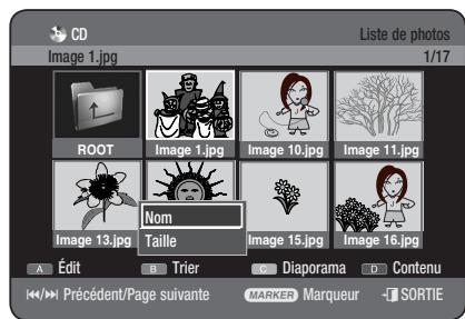 SAMSUNG DVD-HR775 - Utilisation de la fonction Trier - 1