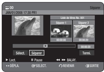 SAMSUNG DVD-HR775 - Utilisation du bouton TITLE LIST - 1