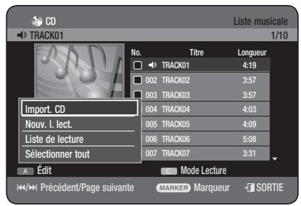 SAMSUNG DVD-HR775 - Répéter la lecture d'un CD (CD-DA) et d'un fichier MP3 - 2