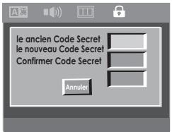 SAMSUNG DVD-P180 - Changement du mot de passer - 4
