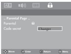 SAMSUNG DVD-P180 - Changement du mot de passer - 3