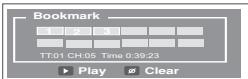 SAMSUNG DVD-P180 - Clearing aBookmark - 1