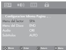 SAMSUNG DVD-P180 - Cómebralmenu Setup (Configuración) - 1