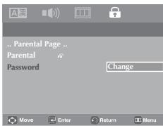 SAMSUNG DVD-P180 - Changing the Password - 3