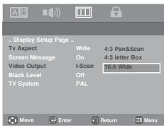 SAMSUNG DVD-P180 - Setting Up the Display Options - 2