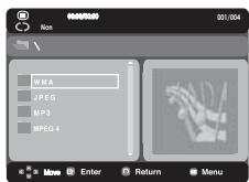 SAMSUNG DVD-P180 - Menu Clips pour MP3/WMA/JPEG/ CD Audio - 1