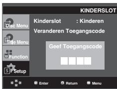 SAMSUNG DVD-FP580 - Het classificatieniveau instellen - 4