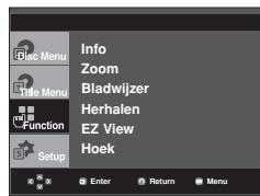 SAMSUNG DVD-FP580 - Het menu Functie gebruiken (DVD) - 1