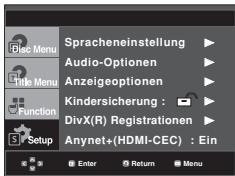 SAMSUNG DVD-FP580 - Einrichten des Anynet+ (HDMI-CEC) (nur DVD-F1080) - 1