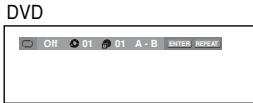 SAMSUNG DVD-FP580 - Using the A-B Repeat function - 1