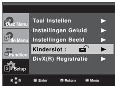 SAMSUNG DVD-FP580 - Het classificatieniveau instellen - 2