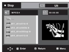 SAMSUNG DVD-FP580 - Functie MPEG4 afspelen - 1