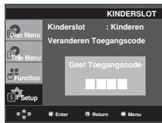 SAMSUNG DVD-FP580 - De toegangscode wijzigen - 4