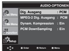 SAMSUNG DVD-FP580 - Tonwiedergabeoptioneneinstellen - 2