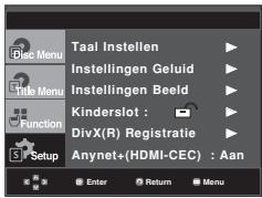 SAMSUNG DVD-FP580 - Anynet+ (HDMI-CEC) instellen (alleen DVD-F1080) - 1