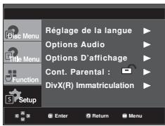 SAMSUNG DVD-FP580 - Configuration du niveau d'évaluation - 1