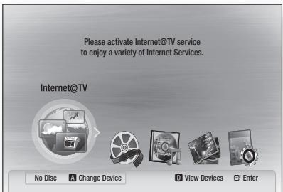 SAMSUNG BD-C6500 - Getting Started with Internet@TV - 1